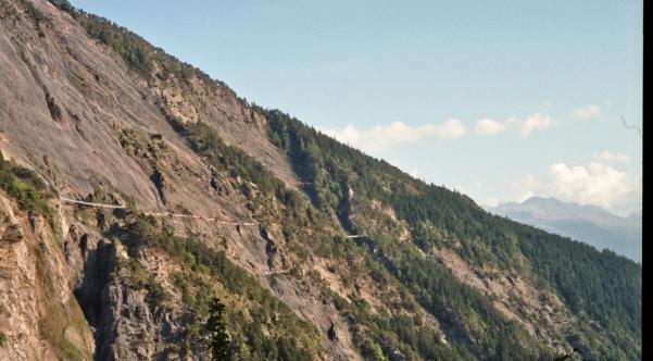 der Weg sieht von hier recht locker aus - auf dem Weg allerdings anders