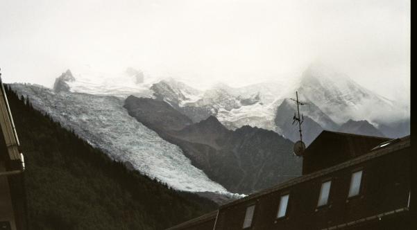 einer der Gletscher die nach Chamonix fließen